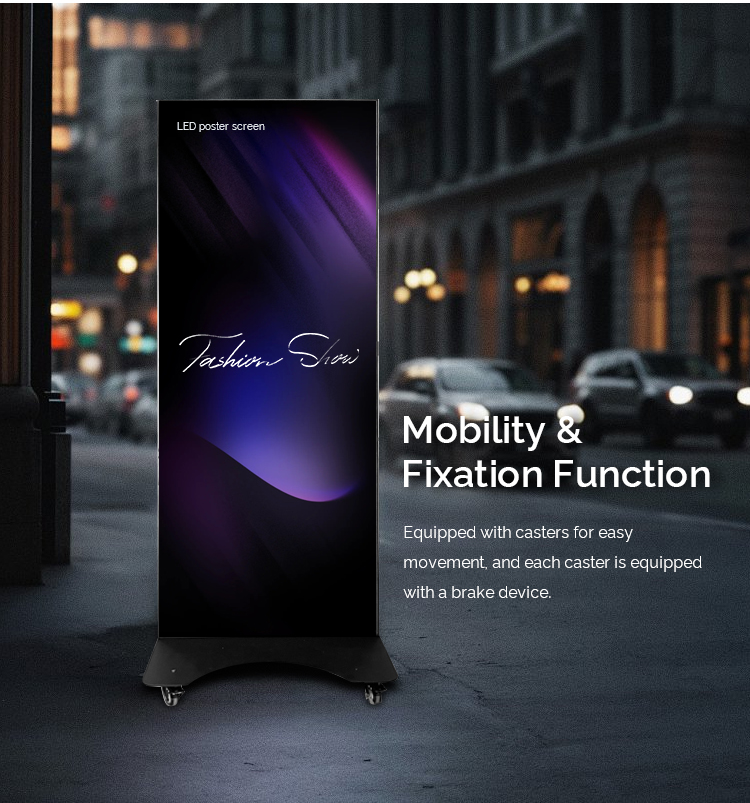 Hot Selling Customized Advertising Poster LED Screen Shopping Malls LED Display Screen