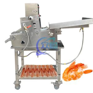 China Semi Automatic Shrimp Cutting Machine Stainless Steel Practical on sale