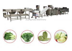 Buy cheap Automatic Salad Production Line Leaf Vegetable Cutting And Washing Production Line product