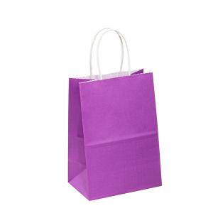 China Custom Printed Kraft Paper Bags Recyclable Shopping Clothing Gift Bag on sale