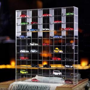 Buy cheap Model Car Acrylic Showcase Sheet 1/64 Diecast Model Car Case For Store Retail Shops Office product