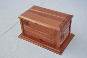 Buy cheap Large size Cedar wood Pet Urns, Ash urns product
