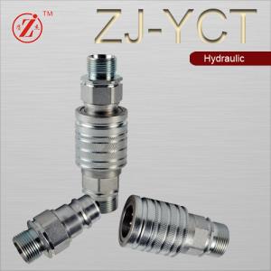 China hgih quiality push and pull hydraulic wheel motor quick connector fittings on sale