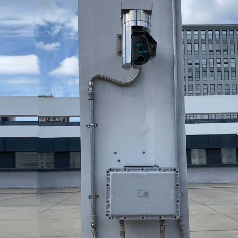 Open Path Pan Tilt TDLAS Methane Detector Natural Gas Leakage Inspection Tester