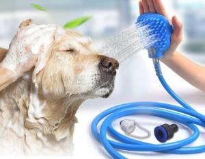 China MultiFunction Pet Bath Shower Head Dogs Water Sprayer Brush on sale