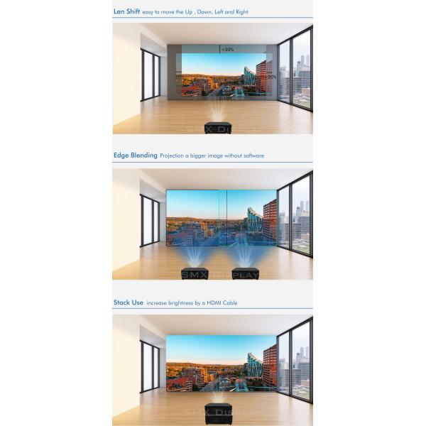 SMX 10000 Lumen 3LCD Laser Mapping Outdoor Building Large Venue Projection