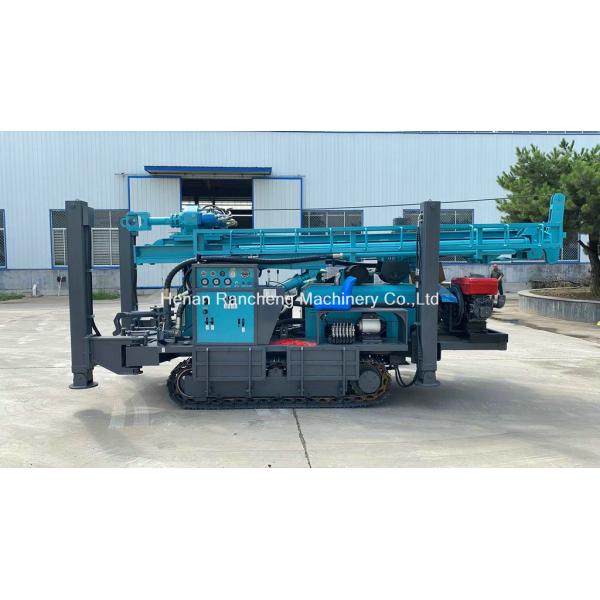 Efficiency And Reliability Depth 350m Crawler Mounted Water Well Drilling Machine With 91KW Yuchai Engine