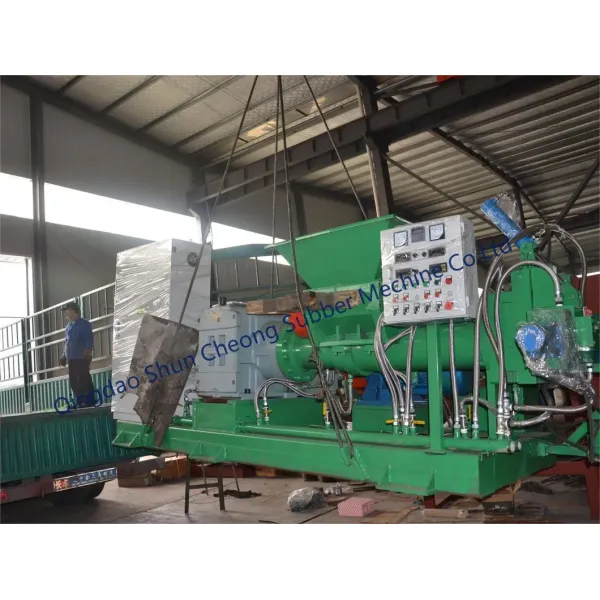 Packaging example for Rubber Strainer Extruder