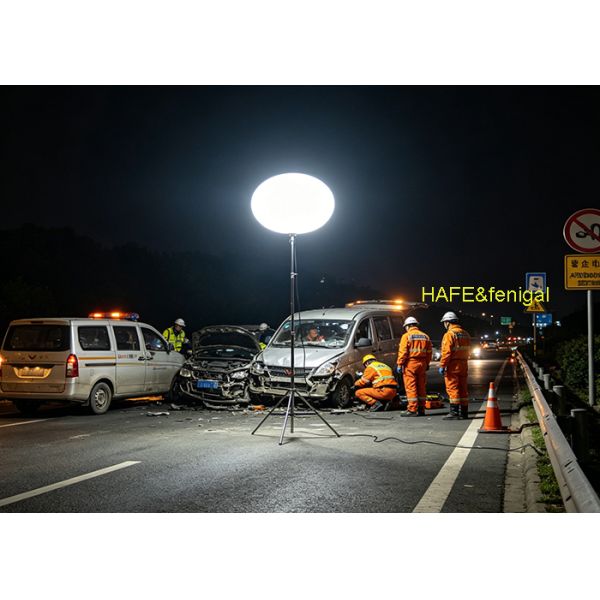 Sun LED600DC AP 600W Balloon Light with 90,000 Lumens and Silent Operation for Emergency Rescue