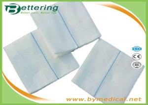 Buy cheap Medical Cotton Gauze Swabs Absorbent sterile gauze sponge pads100% Cotton Safe Medical Dressing pads with X-RAY line product