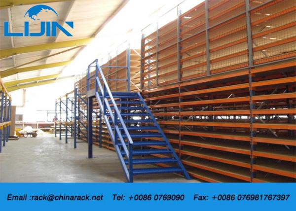 Quality Industrial Warehouse Mezzanine Floors , AS4084 Approval Steel Mezzanine Floor for sale