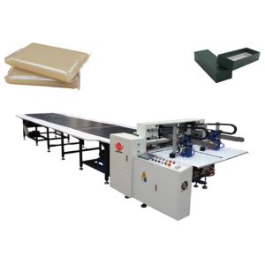 Buy cheap Double Feeder Automatic Rigid Box Gluing Machine product