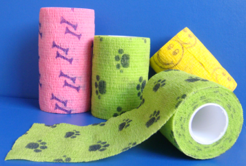 Custom Printed coflex self-adhesive bandage horse wrap bandage 5cm x 4.5m