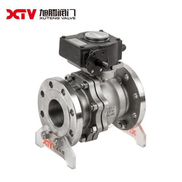 ANSI 150lb 304 316 Wcb Full Port Manual Flange End Floating Ball Valve Stainless Steel