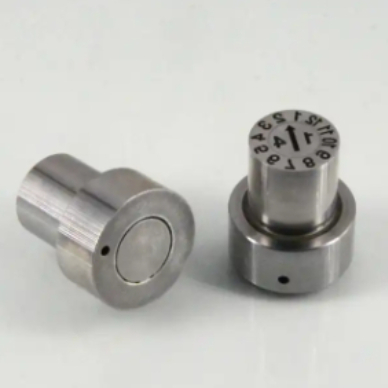 Stepped die casting mold date stamp sample