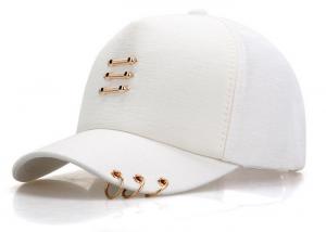 Buy cheap White Color 6 Panels New Era Baseball Caps , Outdoor Sports Ladies Baseball Caps product
