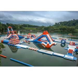 Buy cheap 0.6 - 0.9mm PVC Inflatable Floating Water Park With Printing Logo from wholesalers