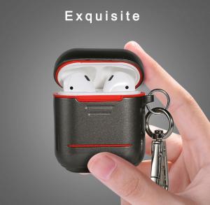 China Shockproof Case Cover Portable Protective Silicone Metal Skin Cover Case for Airpods 2 & 1 on sale