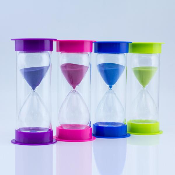 Custom Hourglass Sand Timer 1 Minute - 30 Minutes 6 Pcs Sand Timer Hourglass Set