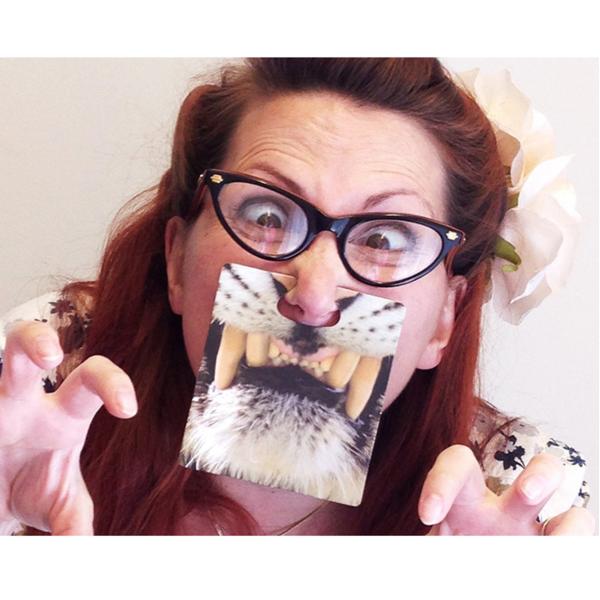 Paper Funny Face Mat Desktop Tea Cup Coaster With Customized Design
