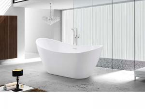 Buy cheap Sanitary Acrylic Free Standing Bathtub SP1870 Stand Alone Fade Resistant product