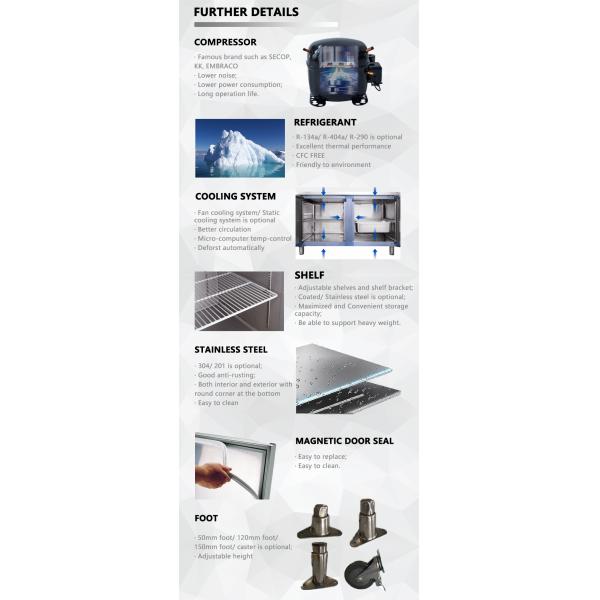 Commercial Salad Refrigerators Freezer