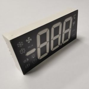 Custom 3 Digit 7 Segment LED Display Ultra Blue Common Anode for Refrigerator