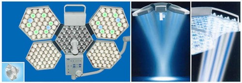 Operating Room LED Surgical Lights with SONY Camera / 3 Rotary Arm 3500k-5000k
