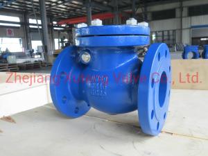 Buy cheap Carbon Steel Body Flange Swing Check Valve Pn16 H44W with Reversing Flow Direction product