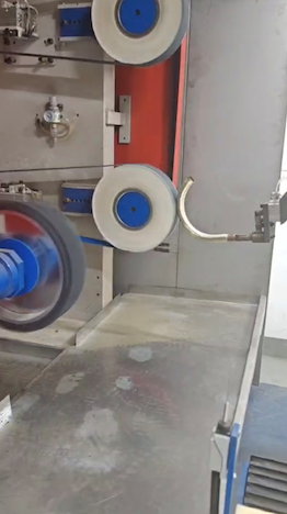 Three Stage Precision Grinding Robot for Copper Alloy Bathroom Faucets