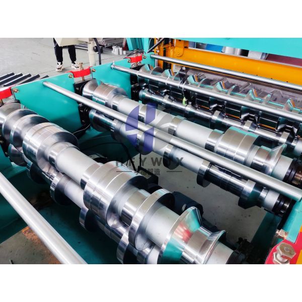 350H Steel Frame Trapezoidal Sheet Forming Machine 12-15M/Min 1000-Type