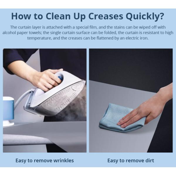 ALR Metal Portable Foldable Projector Screen Anti Light Magic Sticker 84" 100" 120" 150"