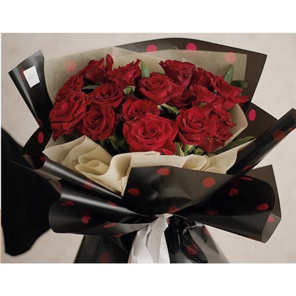 58cm X 58cm Translucent Florist Wrapping Paper Star And Dot Style