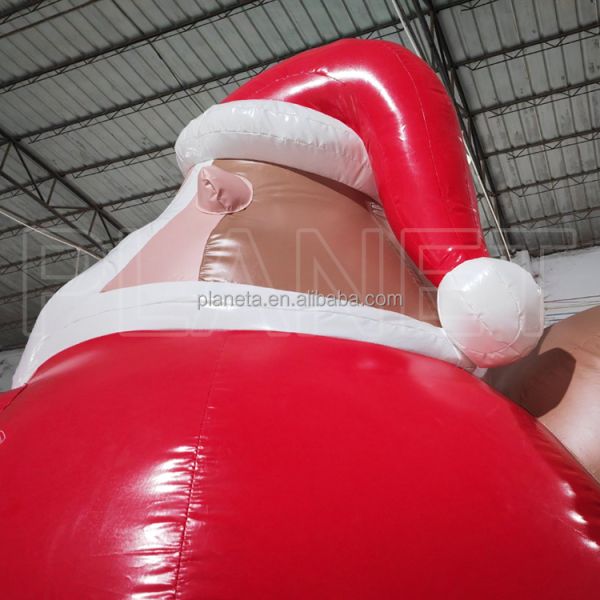 Factory Direct Giant 3m PVC Inflatable Santa Claus Christmas for Outdoor Decoration, Yard and Garden Display