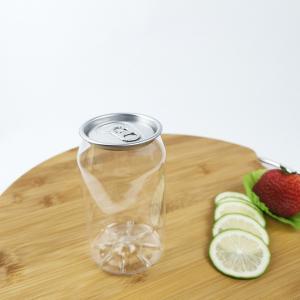 Buy cheap 330ml Plastic Water Bottles Clear Cylindrical Candy Bath Salts Salad Dressing product