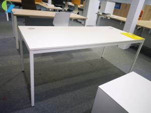 Buy cheap White One Person Manager Computer Office Table Simple Design product