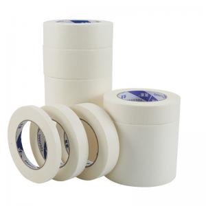 China General Purpose No Residue White Natural Rubber Indoor Painting Easy Sticky Masking Paper Tape on sale