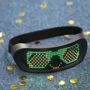 China LED Bluetooth Smart Glasses Programmable App Control With Straps on sale