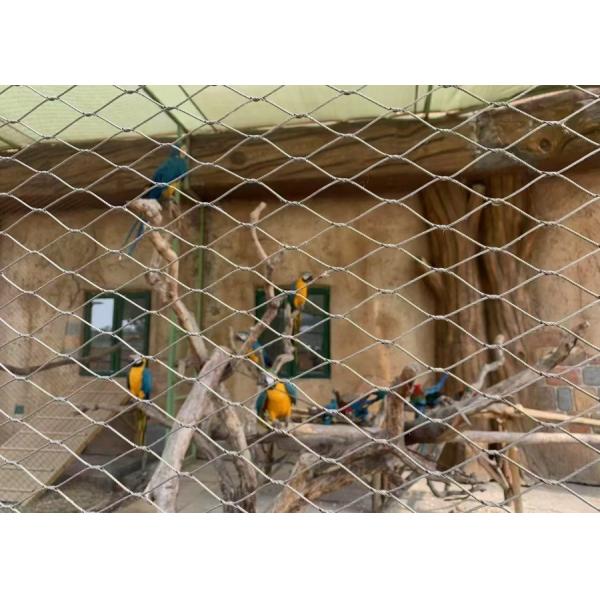 X-Tend Mesh SS316 Stainless Steel Wire Rope Mesh For Zoo Animals Cages