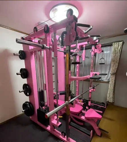 Multi Function Smith Machine Power Rack Leg Press Commercial Gym Fitness Equipment Strength Training Heavy Duty Steel