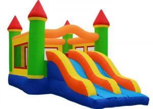 China Children Indoor Small Inflatable Bounce House Combo With 2 Slides 4X4X3.2m on sale