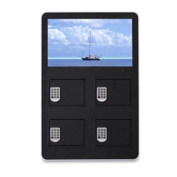 Wall Mounted Lcd Digital Signage Display , Smart Phone Charging Station 4k Digital Signage
