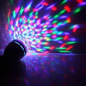 China Disco Birthday Party And Club Bar B22 Led Full Color Rotating Lamp CRI80 on sale