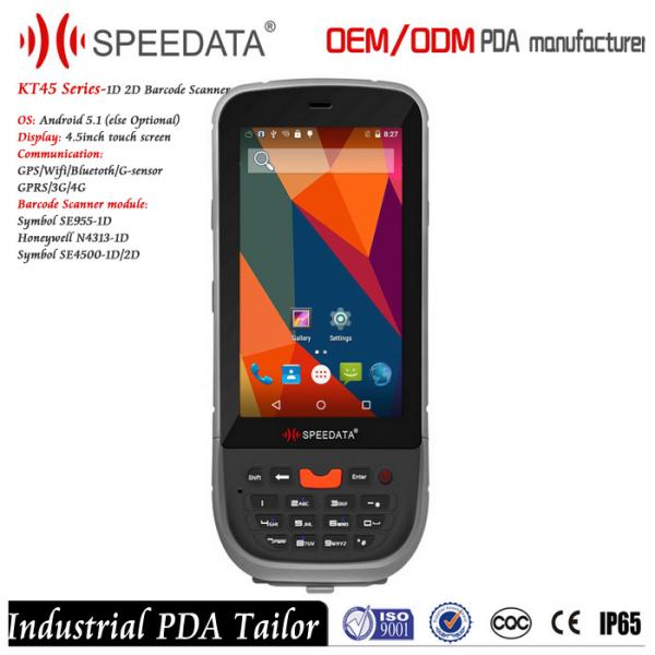 Buy cheap 4.5 Inch Screen Industrial PDA Pocket Camera Phone-size Scanner Qr Bar code Scanner with Bluetooth and Free SDK product