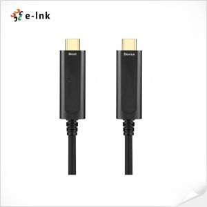 Buy cheap USB 3.1 Type C To C AOC Active Optical Cable 2 Core MMF 10Gbps TPE 85A product