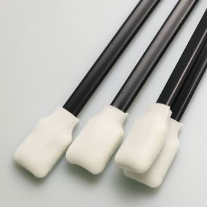 Buy cheap Polystyrene Handle Rectangular Cleanroom Foam Swabs product