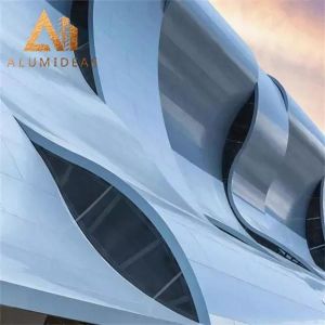 Corrugated aluminum composite panel