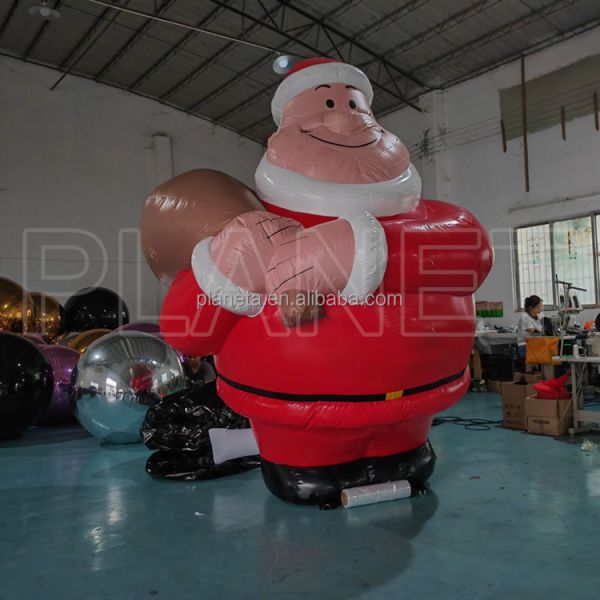 Factory Direct Giant 3m PVC Inflatable Santa Claus Christmas for Outdoor Decoration, Yard and Garden Display