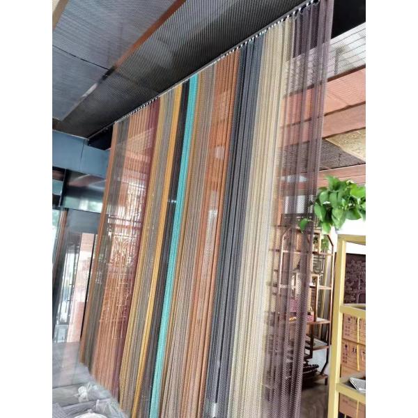 Decorative Drapery Fabric Metal Mesh Curtains