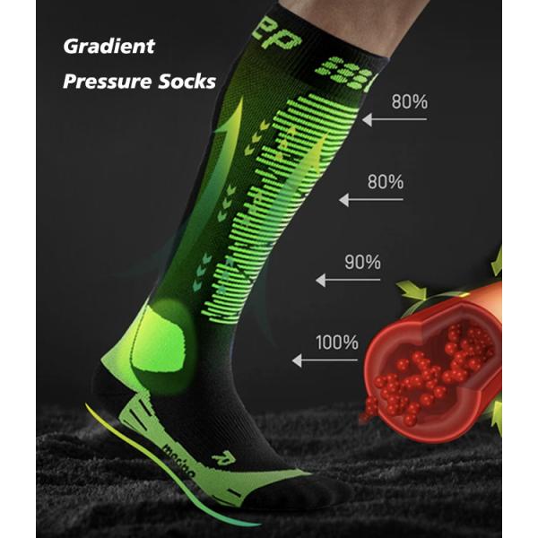 Custom Thick Outdoor Breathable Hiking Socks Compression Heated Ski Socks